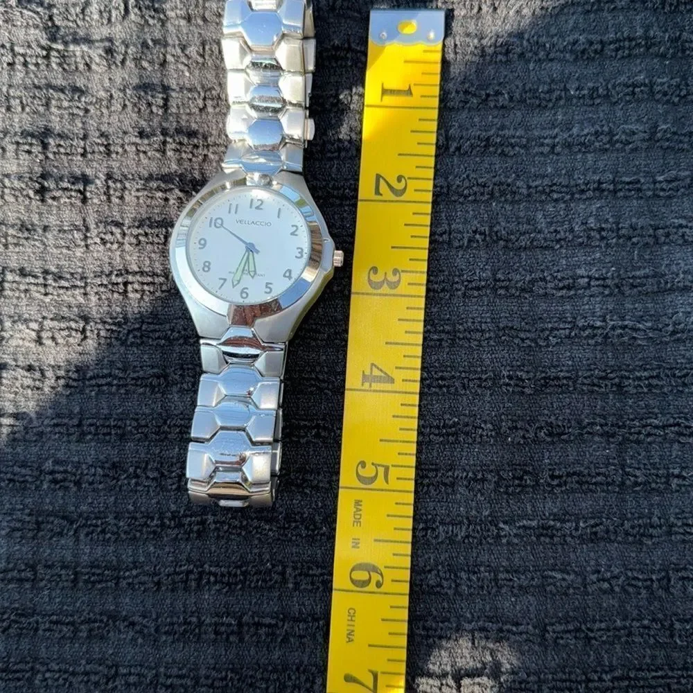 Vellaccio Silver Metallic Watch